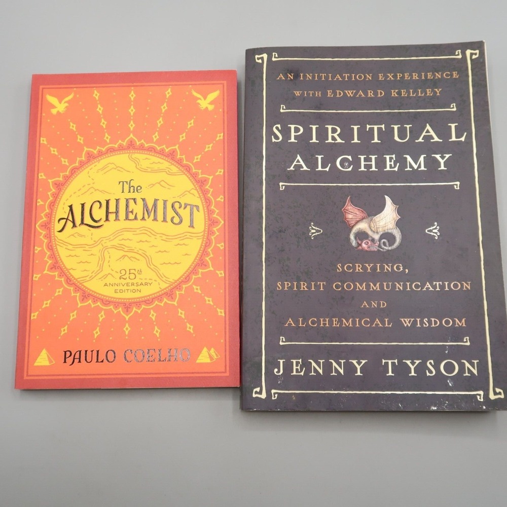 Spiritual Alchemy by J. Tyson & The Alchemist by P. Coelho‎ Book Lot